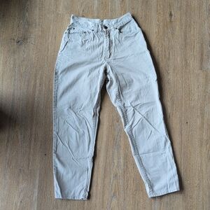 LL Bean Double L Relaxed Fit Women's Pant Cream/Off White